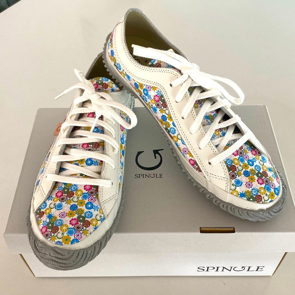 Made in Japan leather sneakers. Durable, comfortable and statement making.